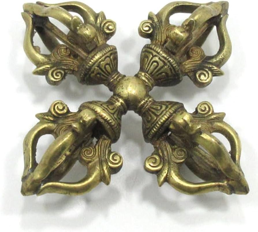 Amazon｜密教法具 カツマ 羯磨 銅製 Lサイズ 約14．5cm 十字