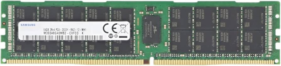 Samsung RDIMM 64GB PC4 2933 DDR4 2Rx4 M393A8G40MB2-CVF Server RAM