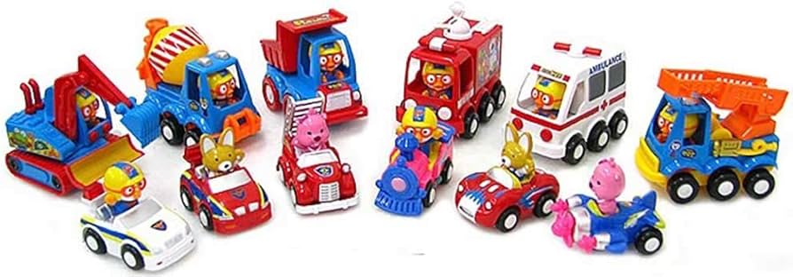 Amazon.co.jp: Pororo ポロロ ミニカーセット 12ピース入り クリスマス