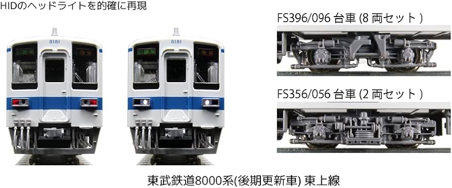 Amazon | KATO Nゲージ 東武鉄道8000系 後期更新車 東上線 8両セット