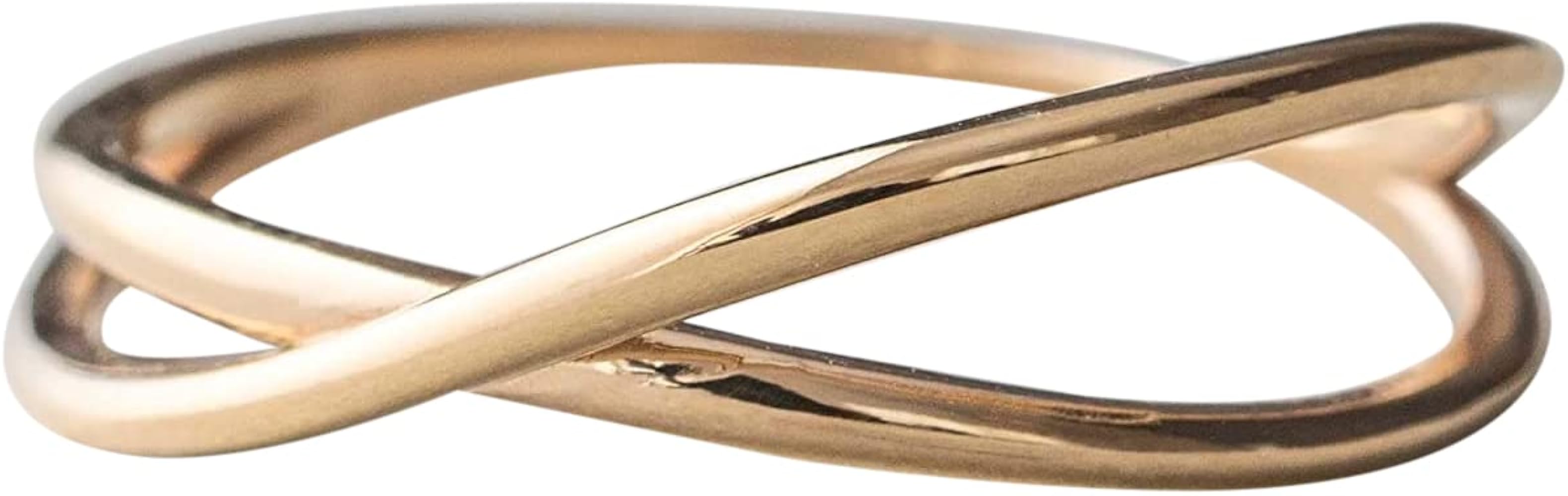 Amazon | (エテ) ete K10YG レイヤード クロス リング 710867 13号