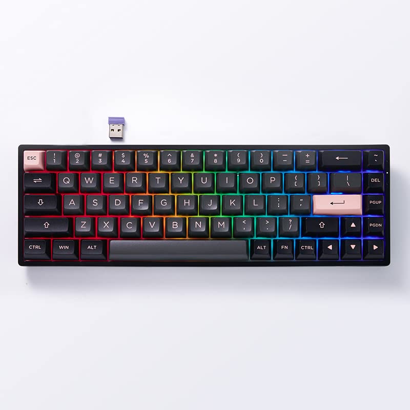 Amazon.co.jp: Akko ブラック&ピンク 3068B ホットスワップ可能