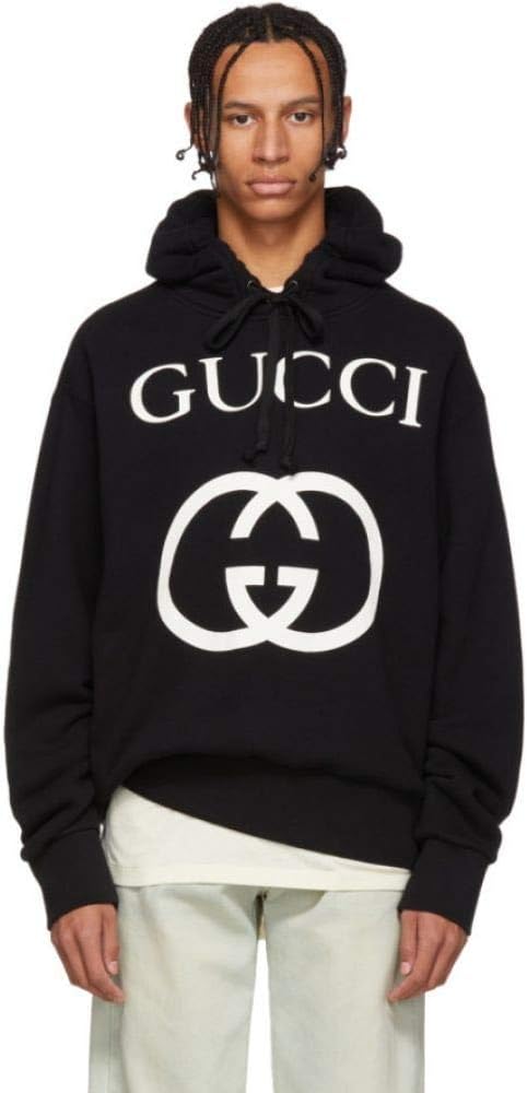 Amazon.co.jp: (グッチ) Gucci メンズ トップス パーカー Black Logo