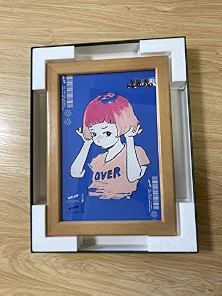 Amazon.co.jp: overprint 古塔つみ 額装 オーバープリント キャンバス