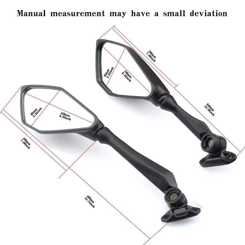 Amazon.co.jp: バイク用ミラー バイク用バックミラー に適合する 125