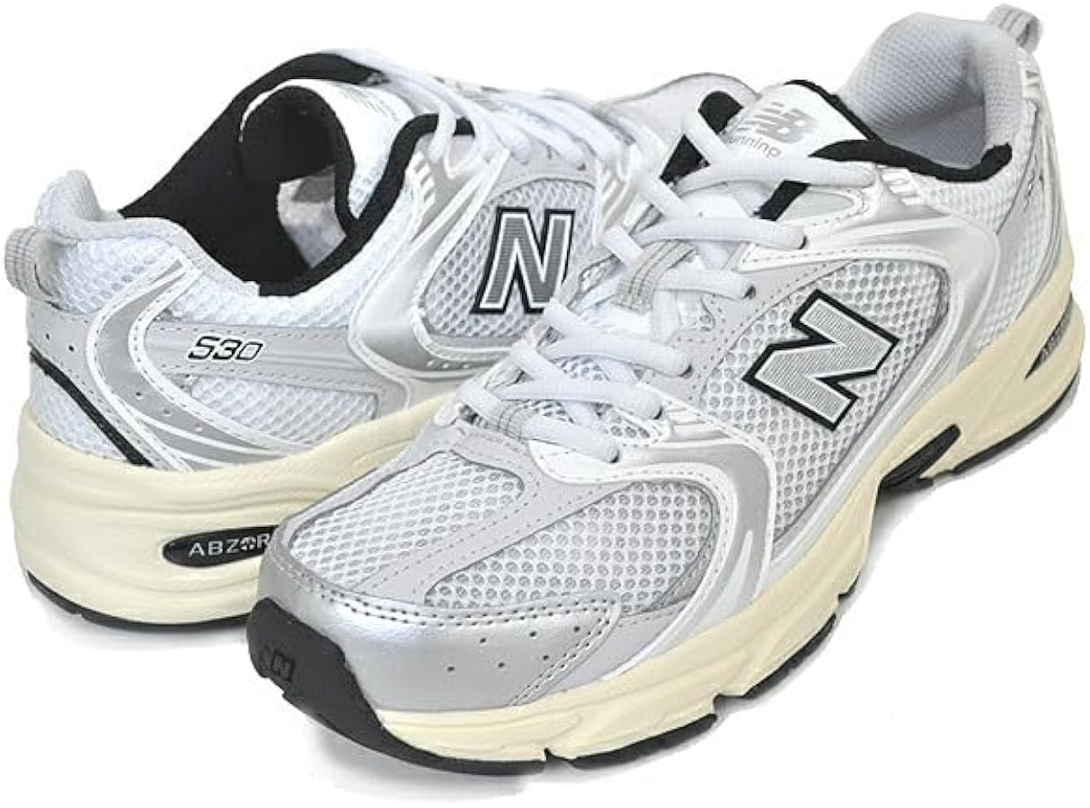 Amazon | [ニューバランス] MR530TA width D WHITE SILVER BLACK 530
