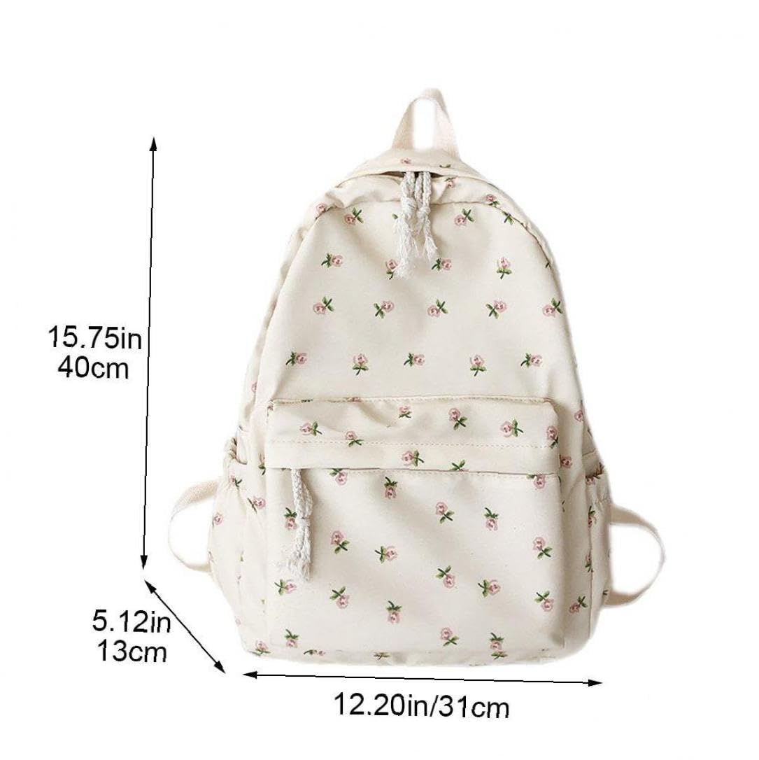 Amazon.co.jp: 花柄 リュックサック 学校バッグ ティーンエイジ 軽量