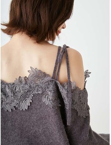 Amazon | [スナイデル] レーストリミングオフショルプルオーバー