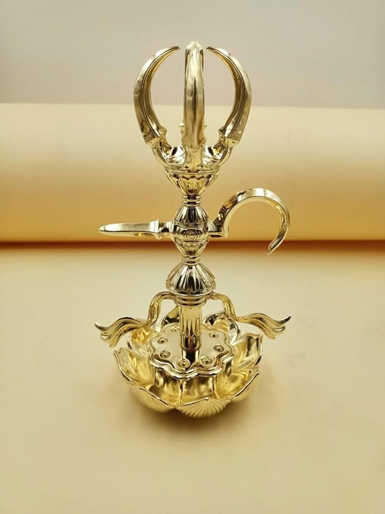 Amazon｜【法器】金剛鉤杵 愛染明王金剛鉤 降魔杵 五鈷金剛鉤（高さ