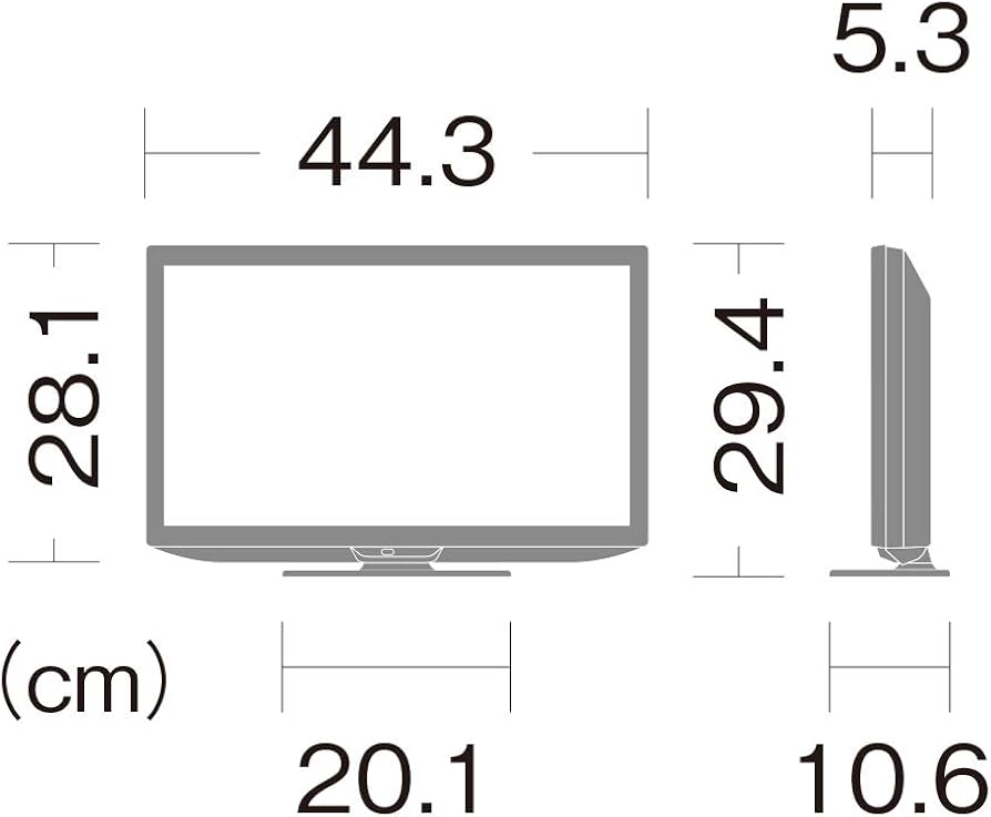 Amazon.co.jp: シャープ 19V型 液晶 テレビ AQUOS 2T-C19DE-B