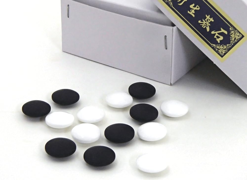 Amazon.co.jp: 囲碁 本田化成 やや打ちなれた方に 硬質ガラス碁石 新生