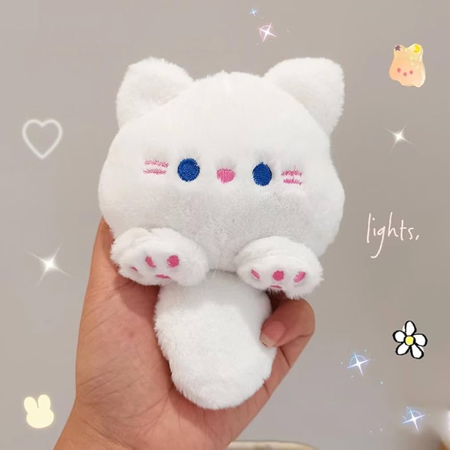 Amazon.co.jp: Shnmersy キーリング ぬいぐるみ キャットの