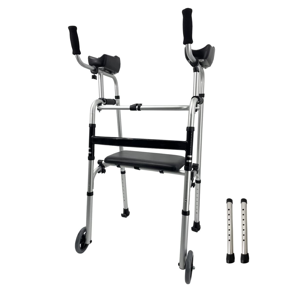 Amazon | RAKU 歩行器 前腕支持台型歩行車 歩行補助器 固定・交互2way