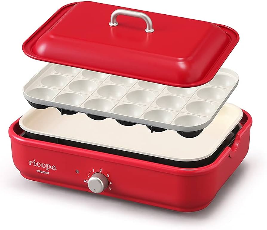 Amazon | アイリスオーヤマ コンパクトホットプレート ricopa 2way