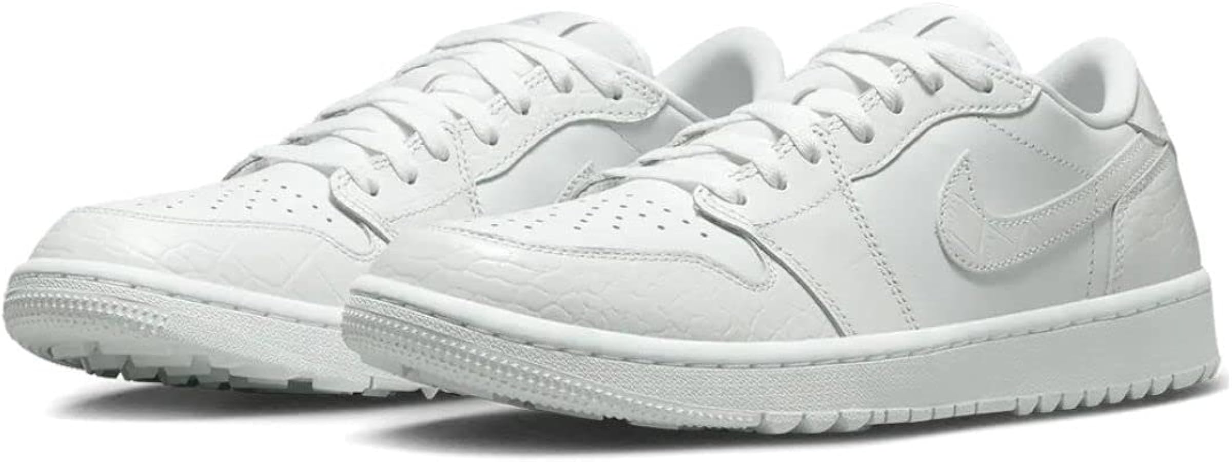 Amazon | AIR JORDAN 1 LOW GOLF White Crocodile Skin ナイキ