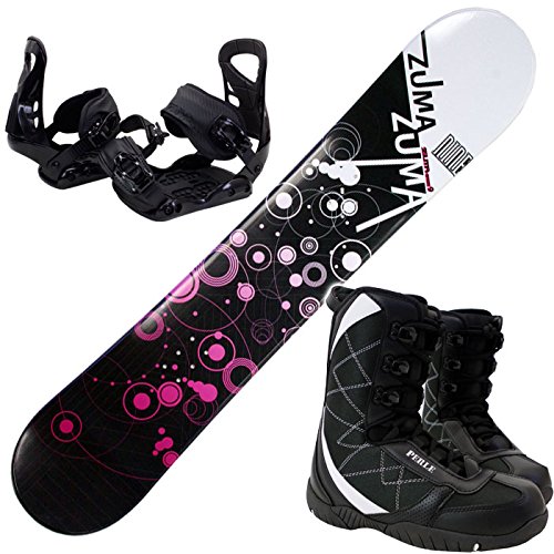 Amazon | ツマ(ZUMA) 3点セット スノーボード WAVE-9 ブラック 138cm