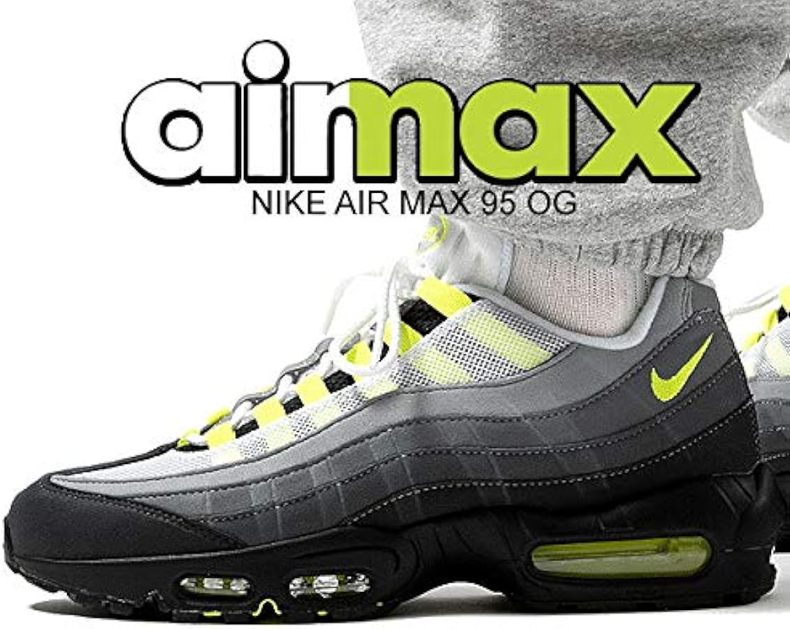 Amazon | [ナイキ] エアマックス 95 OG AIR MAX 95 OG black/neon