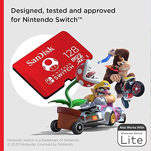 Amazon.com: SanDisk 128GB microSDXC Card Licensed for Nintendo