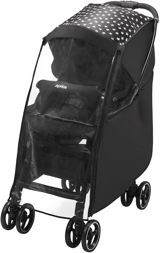 Amazon | Aprica(アップリカ) ベビーカー用レインカバー 雨の日に色が