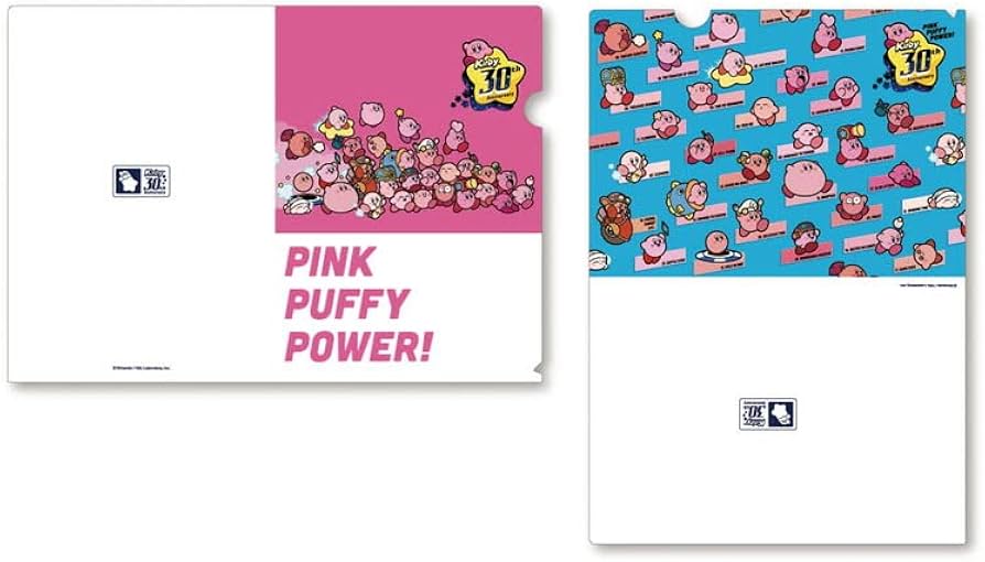 Amazon.co.jp: 星のカービィ 30th クリアファイルセット 2枚セット 約