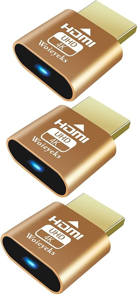 Amazon.co.jp: Woieyeks HDMIダミープラグ (4K UHD) ヘッドレス