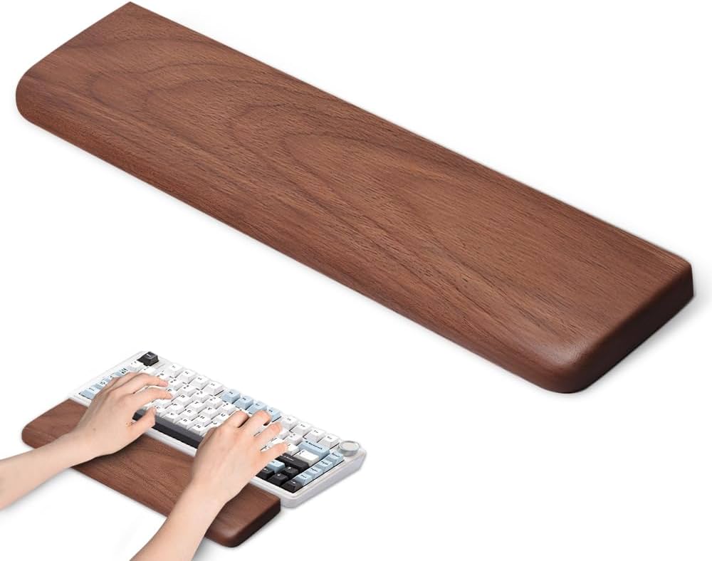 Amazon.co.jp：リストレスト 木製 ウッドパームレスト 30cm 天然木 腕