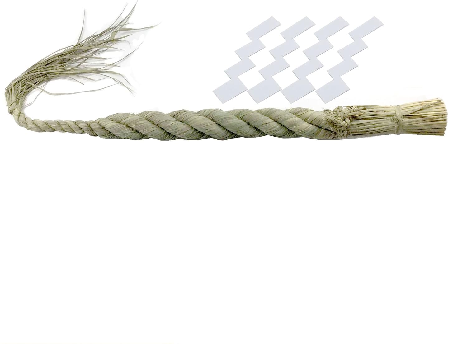 Amazon.co.jp: 山一商店 正月飾り しめ縄 (3尺 / 白タレ付) K-42313