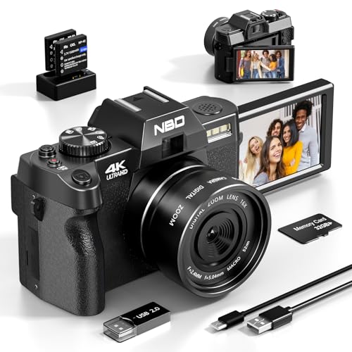 Amazon | NBD 4K 4800万画素デジタルカメラ 16倍ズーム【アプリ制御