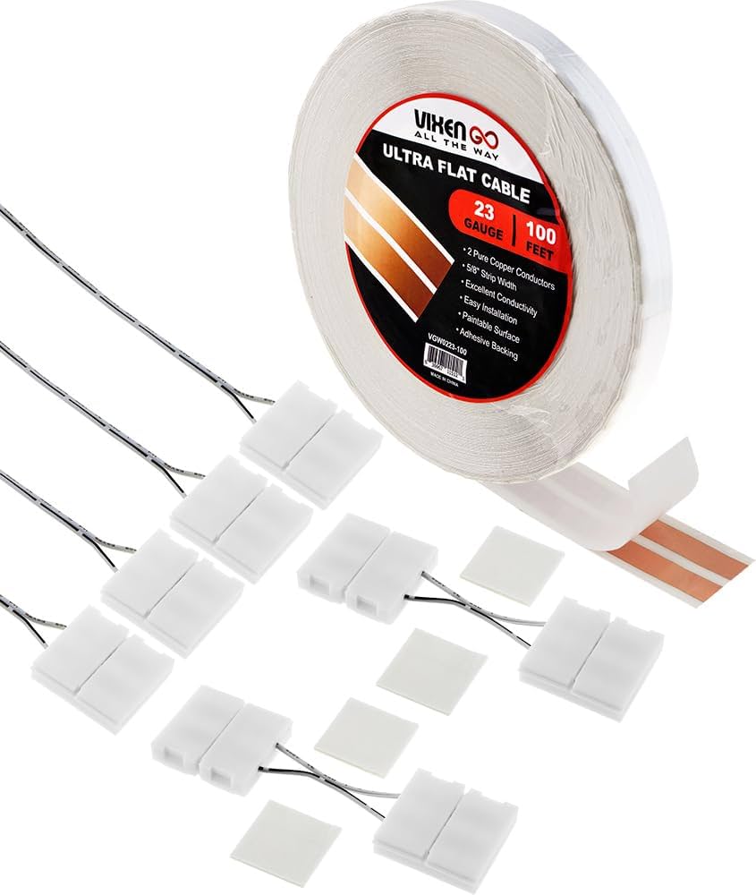 Amazon.com: Vixen Go Hidden Flat Wire 2 Conductor 23 Gauge