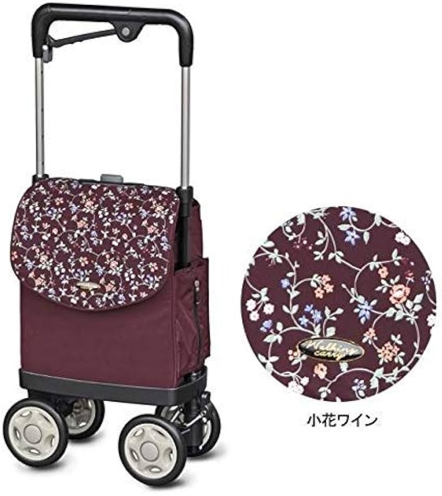 Amazon | 須恵廣工業 ウォーキングキャリーアイカートII(ツー)-F(小花