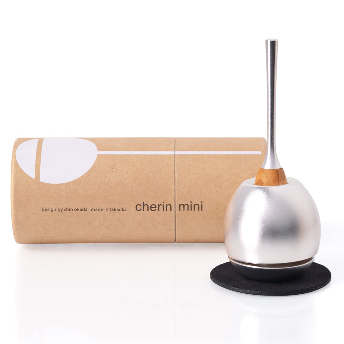 Amazon｜仏具 おりん リンセット 仏具 ミニサイズ 銀 コンパクト