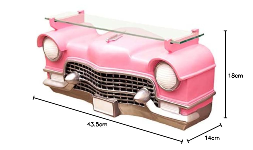 Amazon｜キャデラック カー ウォールシェルフ ピンク （GK065