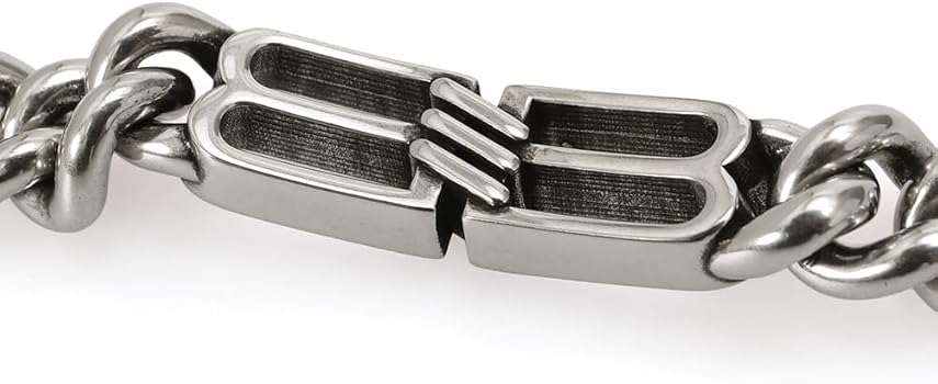 Amazon | [バレンシアガ] ブレスレット メンズ アクセサリー BB ICON