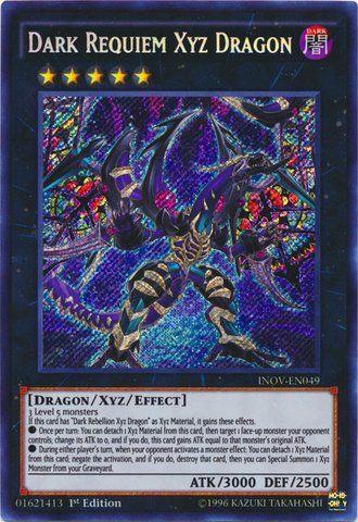 Amazon.co.jp: 遊戯王-INOV-EN049「Dark Requiem Xyz Dragon/ダーク