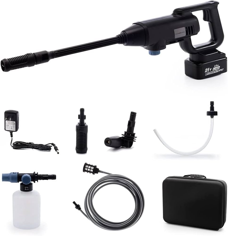 Amazon | 【マキタバッテリ交換可能】 高圧洗浄機 コードレス 5Mpa