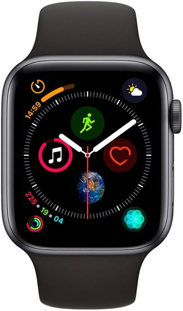 Apple Watch Series 4, 44 mm, Alumínio Cinza Espacial, Pulseira