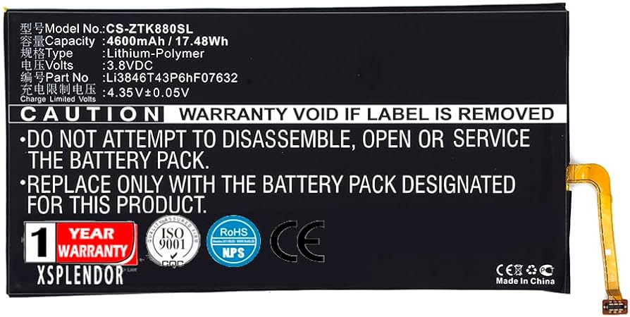 Amazon.com: XSPLENDOR XPS Replacement Battery for AT&T Trek 2 HD