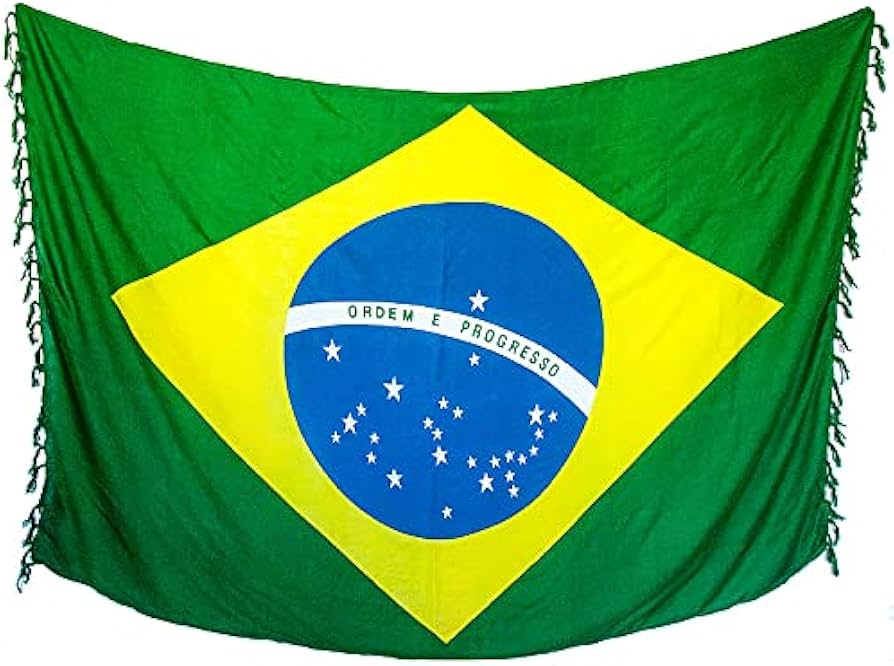 Amazon.co.jp: ブラジル国旗柄バンデイラ【ブラジルカンガ】パレオ