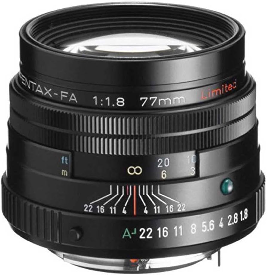 Amazon.com : Pentax SMCP-FA 77mm f/1.8 Limited Lens with Case and