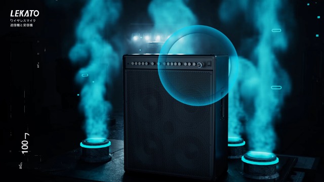 Amazon.co.jp: ワイヤレスマイク デジタル システム LEKATO 送信機