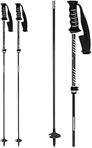 Amazon | オガサカ スキーストック 伸縮カーボンポール LC-FS/BLK 95
