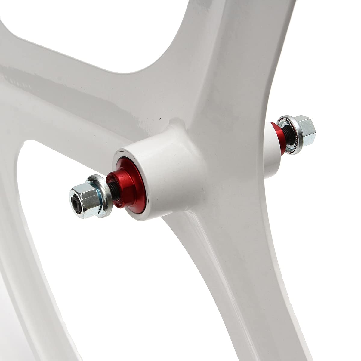 Amazon | VEROMAN バトンホイール ホワイト 街乗り用 スリースポーク