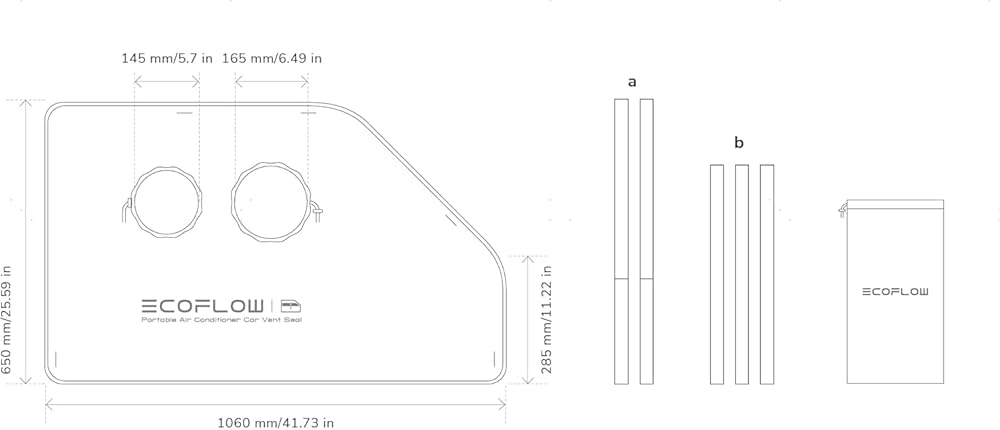 Amazon.co.jp: EcoFlow 窓シート (マグネット式)+EcoFlow WAVE 3