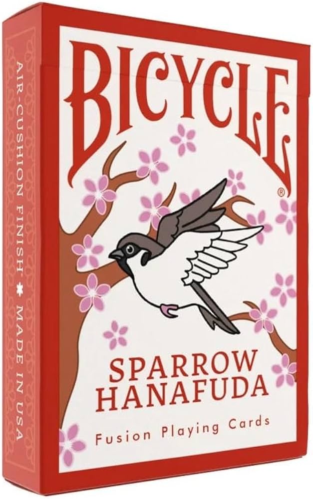 Bicycle Sparrow Hanafuda Fusion Edition Playing Cards – Japanese