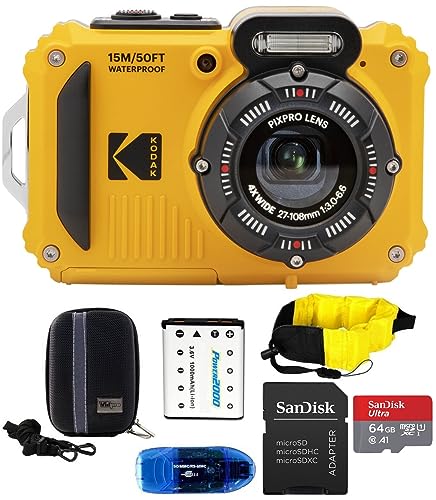 Amazon | KODAK PIXPRO WPZ2 防水デジタルカメラバンドル:SanDisk 64GB