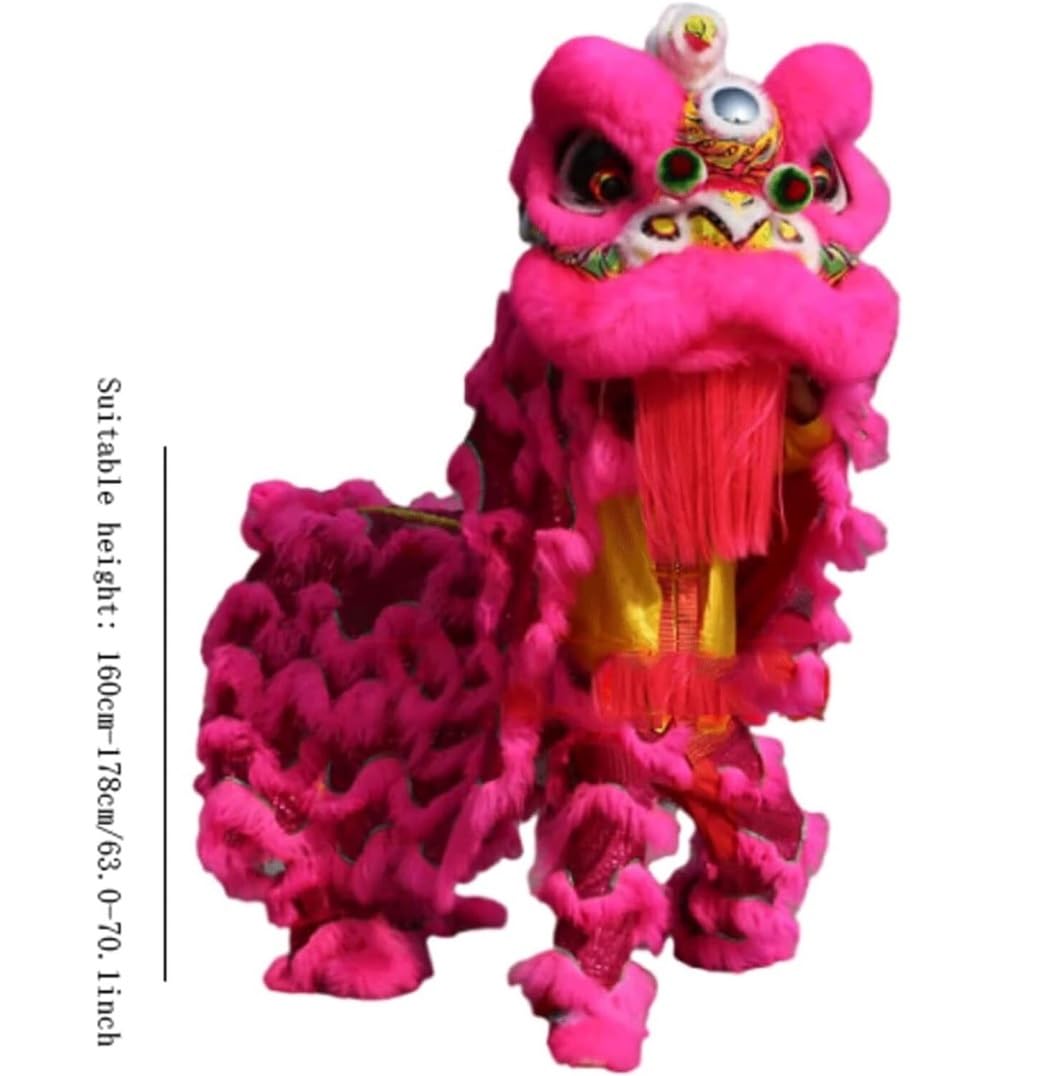 Amazon.co.jp: 獅子舞 龍舞 ドラゴンダンス 獅子舞の頭 中国の旧正月の