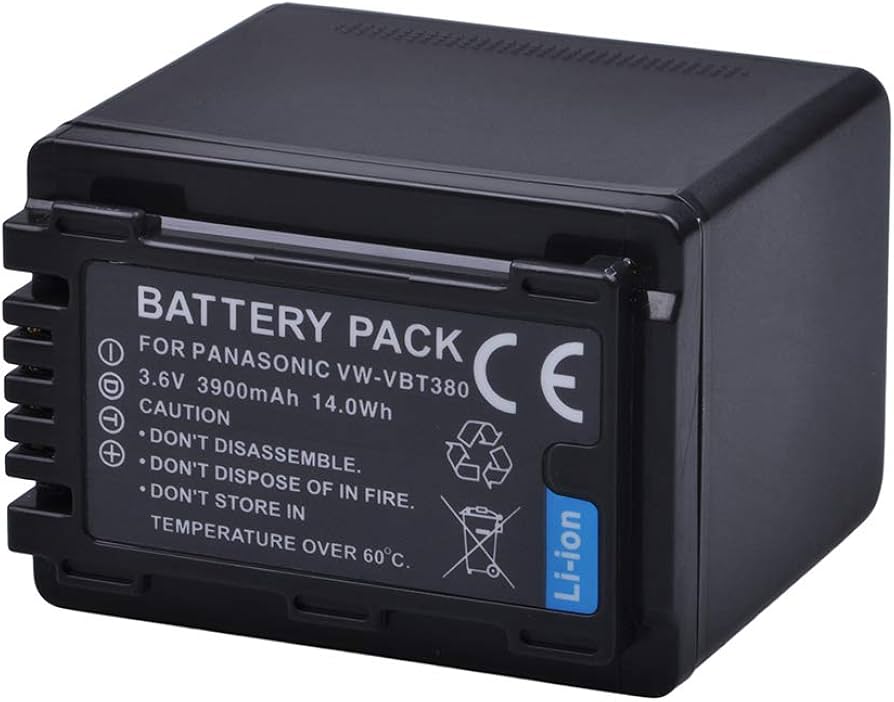 Amazon.com : Battery Pack for Panasonic HC-VX980 HC-VX980M HC