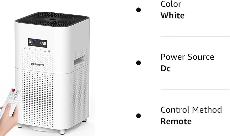 Amazon | Dayette HEPA 空気清浄機 AP401 ペット 犬猫 花粉 アレルギー