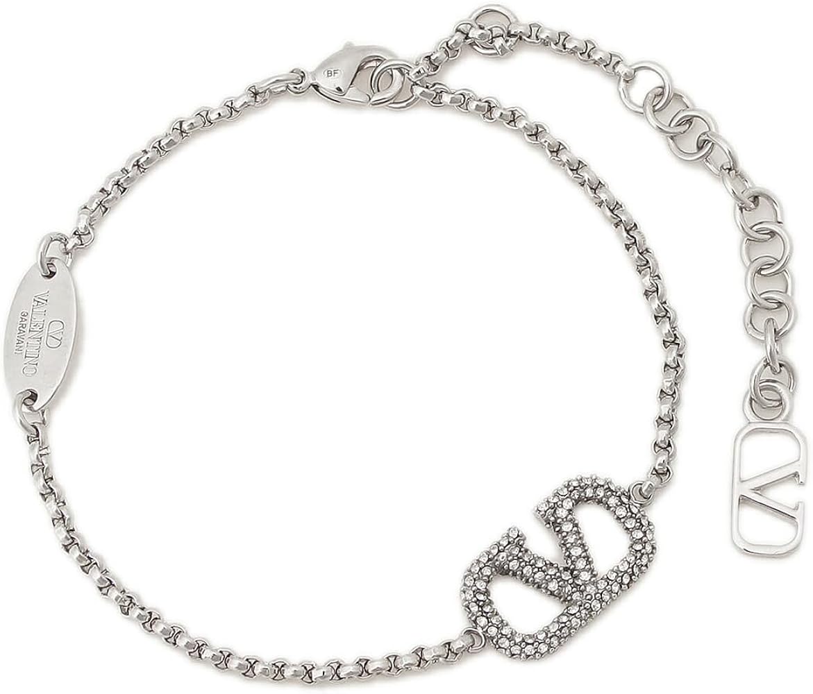 Amazon | [ヴァレンティノ]ブレスレット バングル Vロゴ