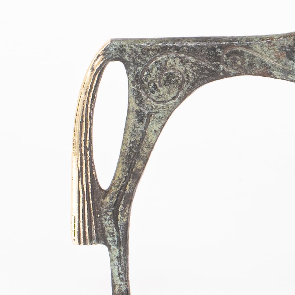 Amazon.co.jp: 古代ギリシャ風ブロンズ 幾何学時代の馬の像 レプリカ